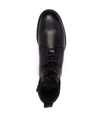 Мужские черные кожаные повседневные ботинки от Geox