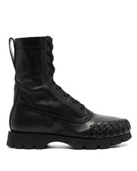 Мужские черные кожаные повседневные ботинки от Jil Sander