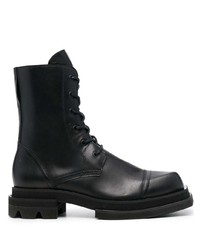 Мужские черные кожаные повседневные ботинки от JORDAN LUCA