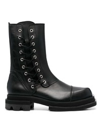 Мужские черные кожаные повседневные ботинки от JORDANLUCA