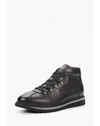 Мужские черные кожаные повседневные ботинки от Just Couture