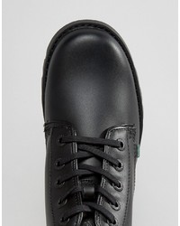 Мужские черные кожаные повседневные ботинки от Kickers