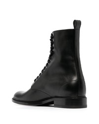 Мужские черные кожаные повседневные ботинки от Saint Laurent