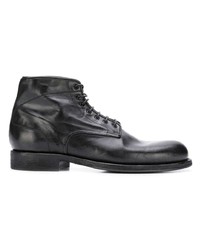 Мужские черные кожаные повседневные ботинки от Pantanetti