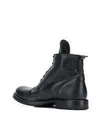 Мужские черные кожаные повседневные ботинки от Moma