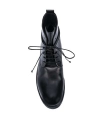 Мужские черные кожаные повседневные ботинки от Marsèll