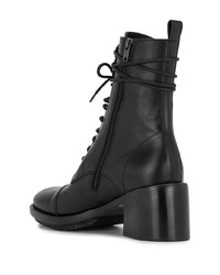 Мужские черные кожаные повседневные ботинки от Ann Demeulemeester