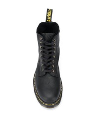 Мужские черные кожаные повседневные ботинки от Dr. Martens