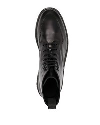 Мужские черные кожаные повседневные ботинки от Kenzo