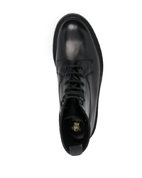 Мужские черные кожаные повседневные ботинки от Tricker's