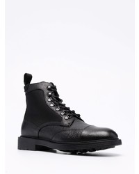 Мужские черные кожаные повседневные ботинки от Canali