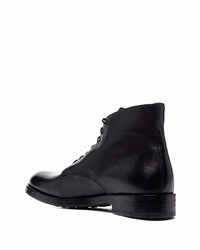 Мужские черные кожаные повседневные ботинки от Doucal's