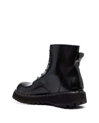 Мужские черные кожаные повседневные ботинки от Premiata