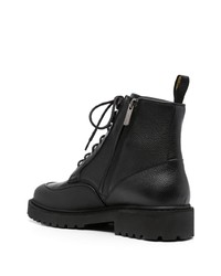 Мужские черные кожаные повседневные ботинки от Doucal's