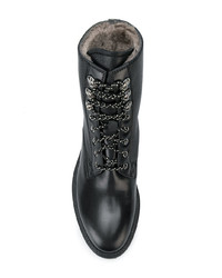 Мужские черные кожаные повседневные ботинки от Fabi