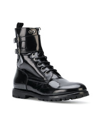 Мужские черные кожаные повседневные ботинки от Barbanera