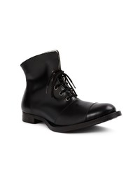 Мужские черные кожаные повседневные ботинки от Christopher Nemeth