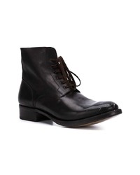 Мужские черные кожаные повседневные ботинки от Cherevichkiotvichki