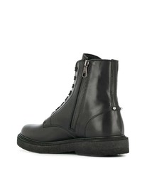 Мужские черные кожаные повседневные ботинки от Neil Barrett