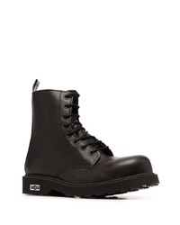 Мужские черные кожаные повседневные ботинки от Cult
