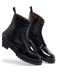 Мужские черные кожаные повседневные ботинки от Common Projects