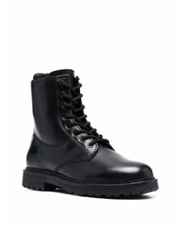 Мужские черные кожаные повседневные ботинки от Diesel