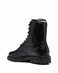 Мужские черные кожаные повседневные ботинки от Diesel