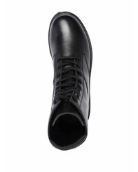 Мужские черные кожаные повседневные ботинки от Diesel