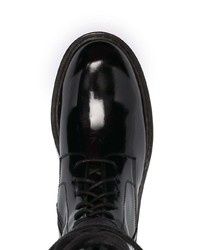 Мужские черные кожаные повседневные ботинки от Ann Demeulemeester