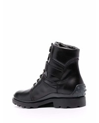 Мужские черные кожаные повседневные ботинки от Tod's