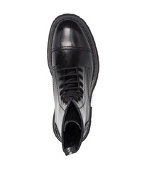 Мужские черные кожаные повседневные ботинки от Alexander McQueen