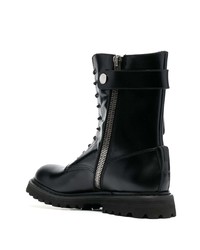 Мужские черные кожаные повседневные ботинки от Premiata