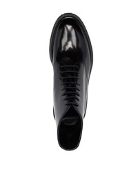 Мужские черные кожаные повседневные ботинки от Saint Laurent