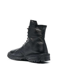 Мужские черные кожаные повседневные ботинки от Moma