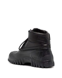 Мужские черные кожаные повседневные ботинки от Diemme