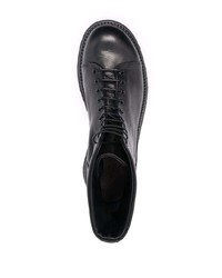 Мужские черные кожаные повседневные ботинки от Premiata