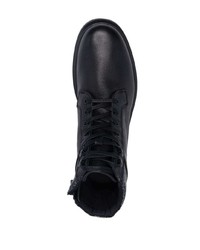 Мужские черные кожаные повседневные ботинки от Calvin Klein