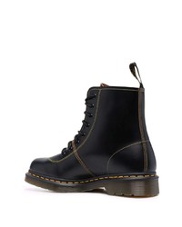 Мужские черные кожаные повседневные ботинки от Dr. Martens