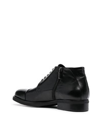 Мужские черные кожаные повседневные ботинки от Baldinini