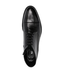 Мужские черные кожаные повседневные ботинки от Baldinini