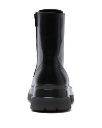 Мужские черные кожаные повседневные ботинки от Ann Demeulemeester