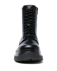 Мужские черные кожаные повседневные ботинки от Ann Demeulemeester