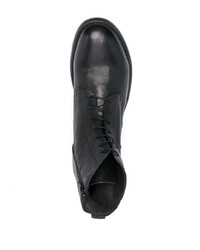 Мужские черные кожаные повседневные ботинки от Moma