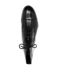 Мужские черные кожаные повседневные ботинки от Lidfort