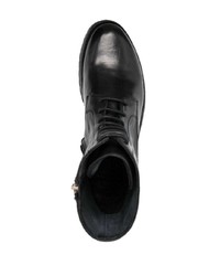 Мужские черные кожаные повседневные ботинки от Officine Creative