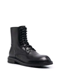Мужские черные кожаные повседневные ботинки от Ann Demeulemeester