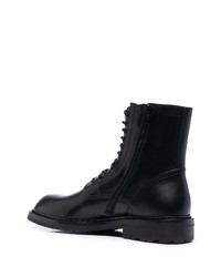 Мужские черные кожаные повседневные ботинки от Ann Demeulemeester