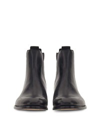 Мужские черные кожаные повседневные ботинки от Ferragamo