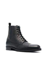 Мужские черные кожаные повседневные ботинки от Baldinini