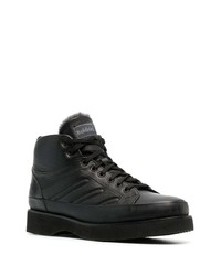 Мужские черные кожаные повседневные ботинки от Baldinini